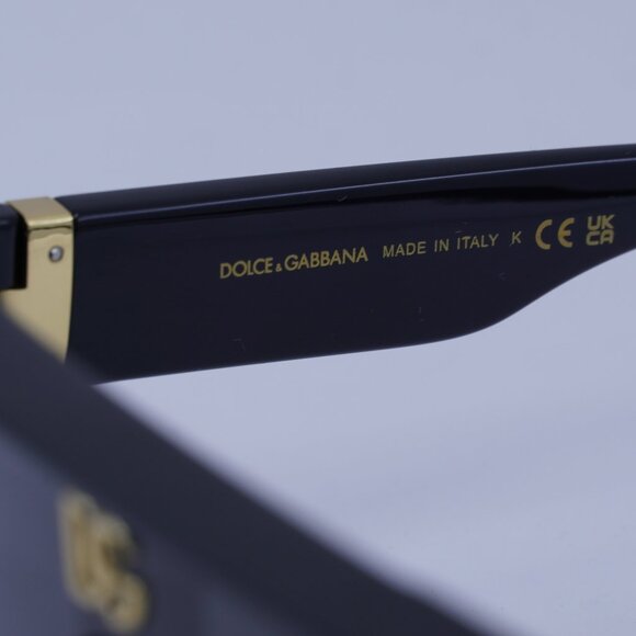 Dolce & Gabbana DG6177 501/87 Sunglasses Black Shield Frame, Grey Lenses main image 8